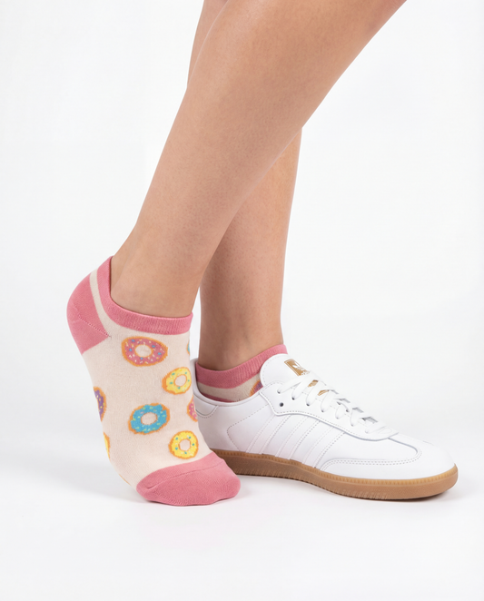 SOCKSOP Funky Donut Socks | High Cotton Breathable Ankle Socks