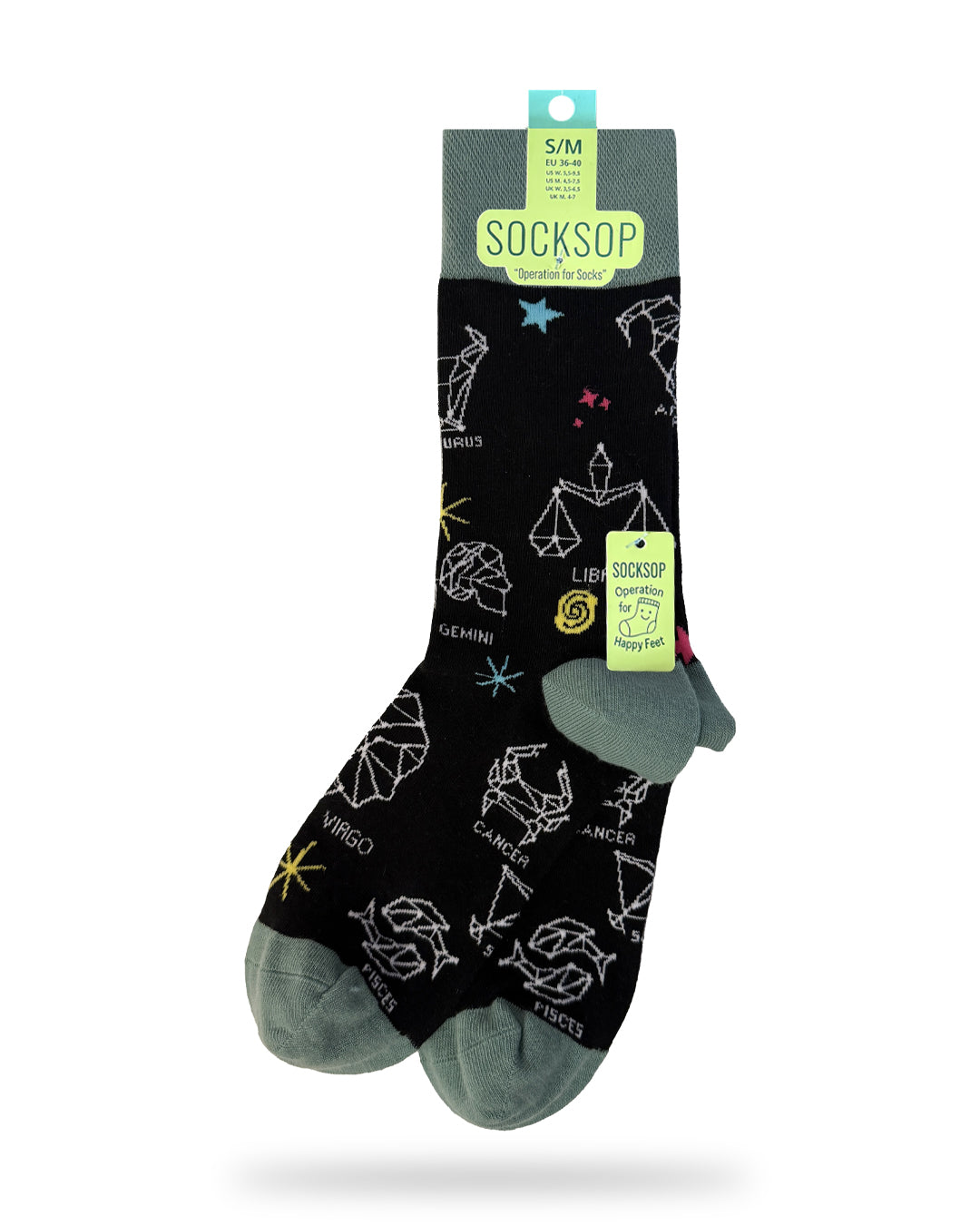 Socksop Zodiac Signs | High Cotton Content