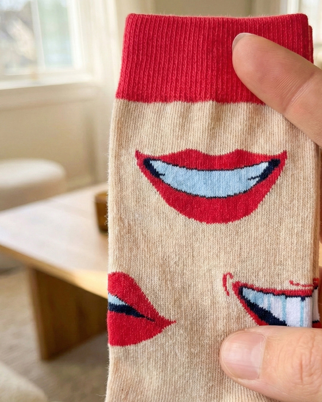 Socksop Lips | High Cotton Content