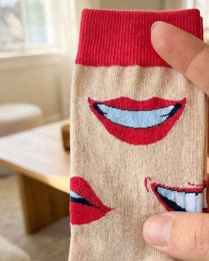 Socksop Lips | High Cotton Content