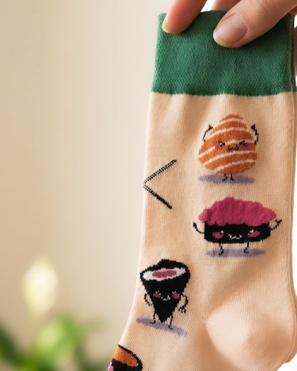 Socksop Sushi | High Cotton Content