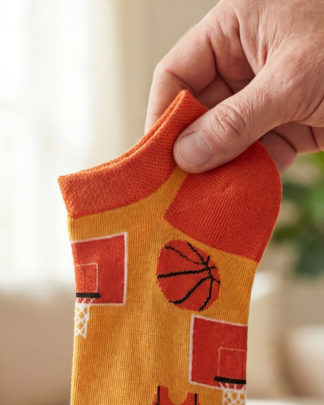 SOCKSOP Funky Basketball Socks | High Cotton Breathable Ankle Socks