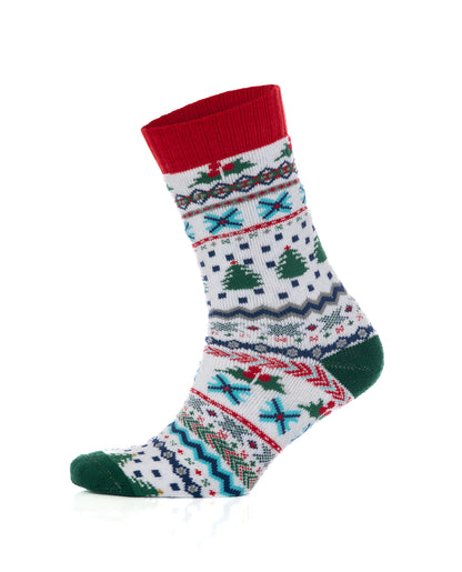 Socksop turquoise patterned | High Cotton Content