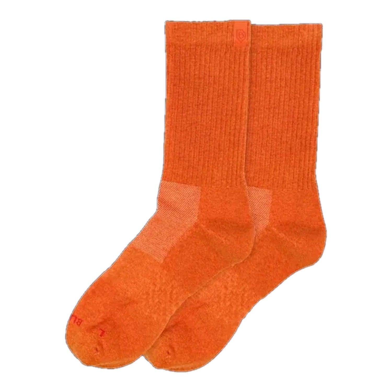Bulg Nr.788 7-Pair Bali Orange Gift Set, Premium Combed-Cotton Cushioned Crew Socks
