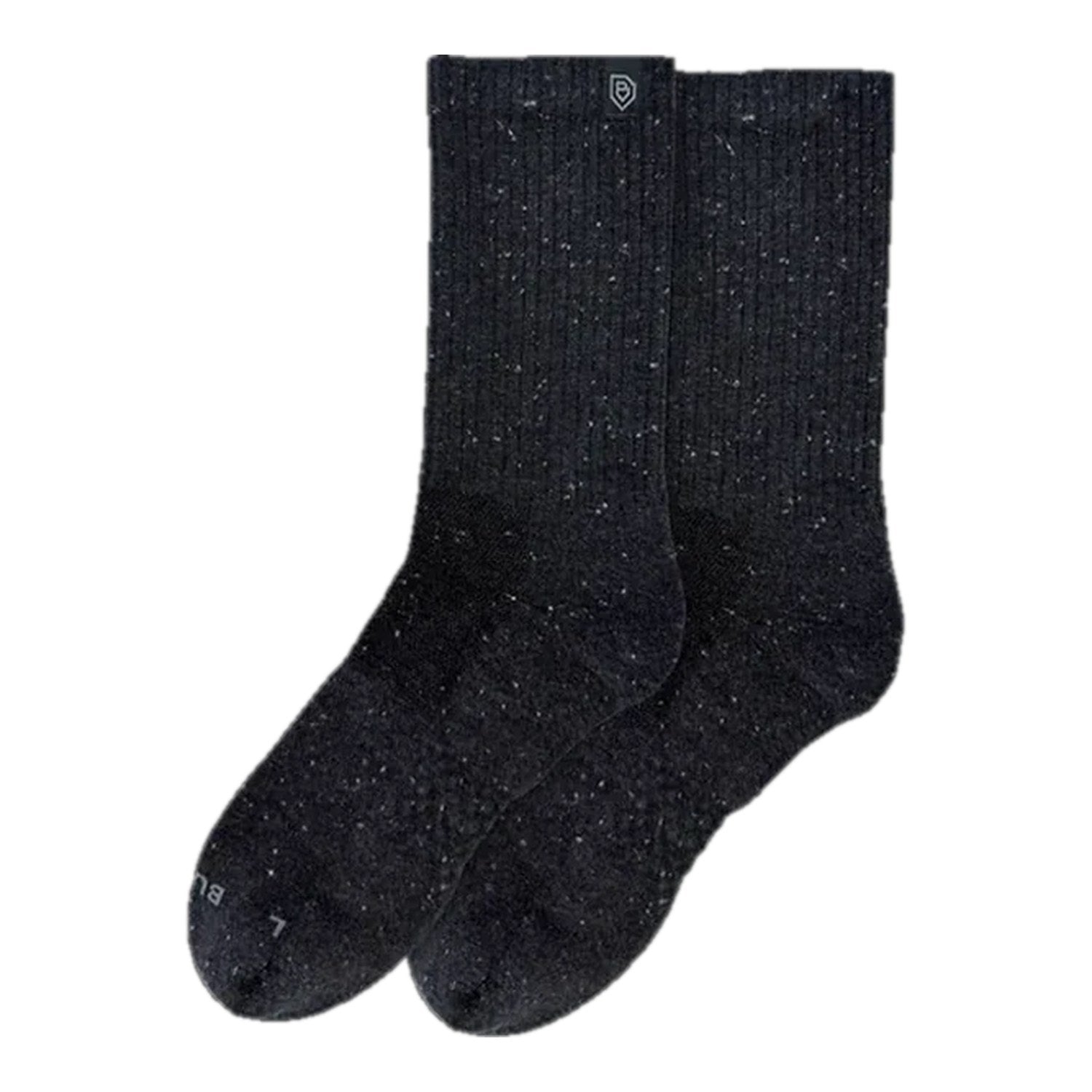 Bulg Nr.788 3-Pair Charcoal White Berry Gift Set, Premium Combed-Cotton Cushioned Crew Socks