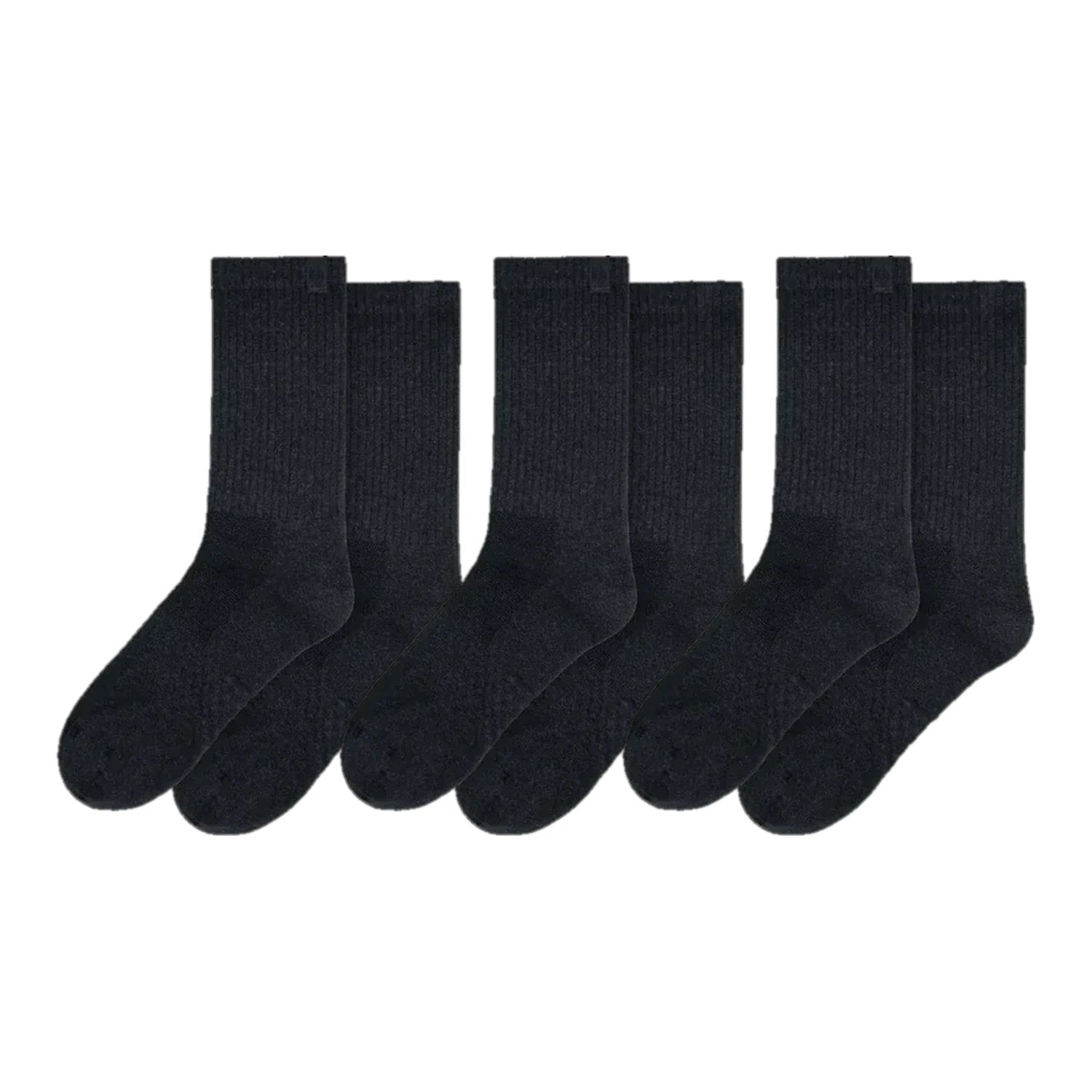 Bulg Nr.788 3-Pair Darkness Gift Set, Premium Combed-Cotton Cushioned Crew Socks