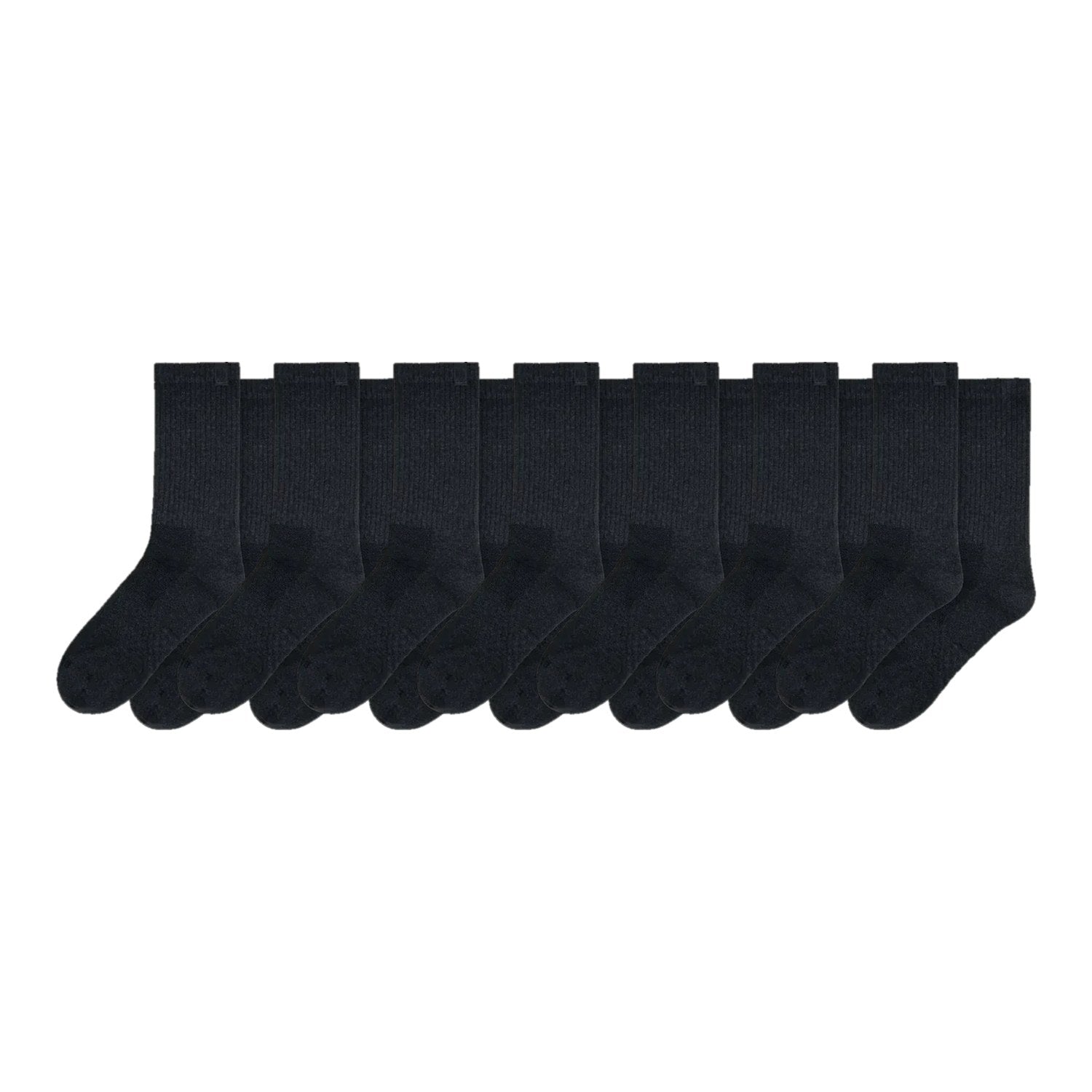Bulg Nr.788 7-Pair Darkness Gift Set, Premium Combed-Cotton Cushioned Crew Socks