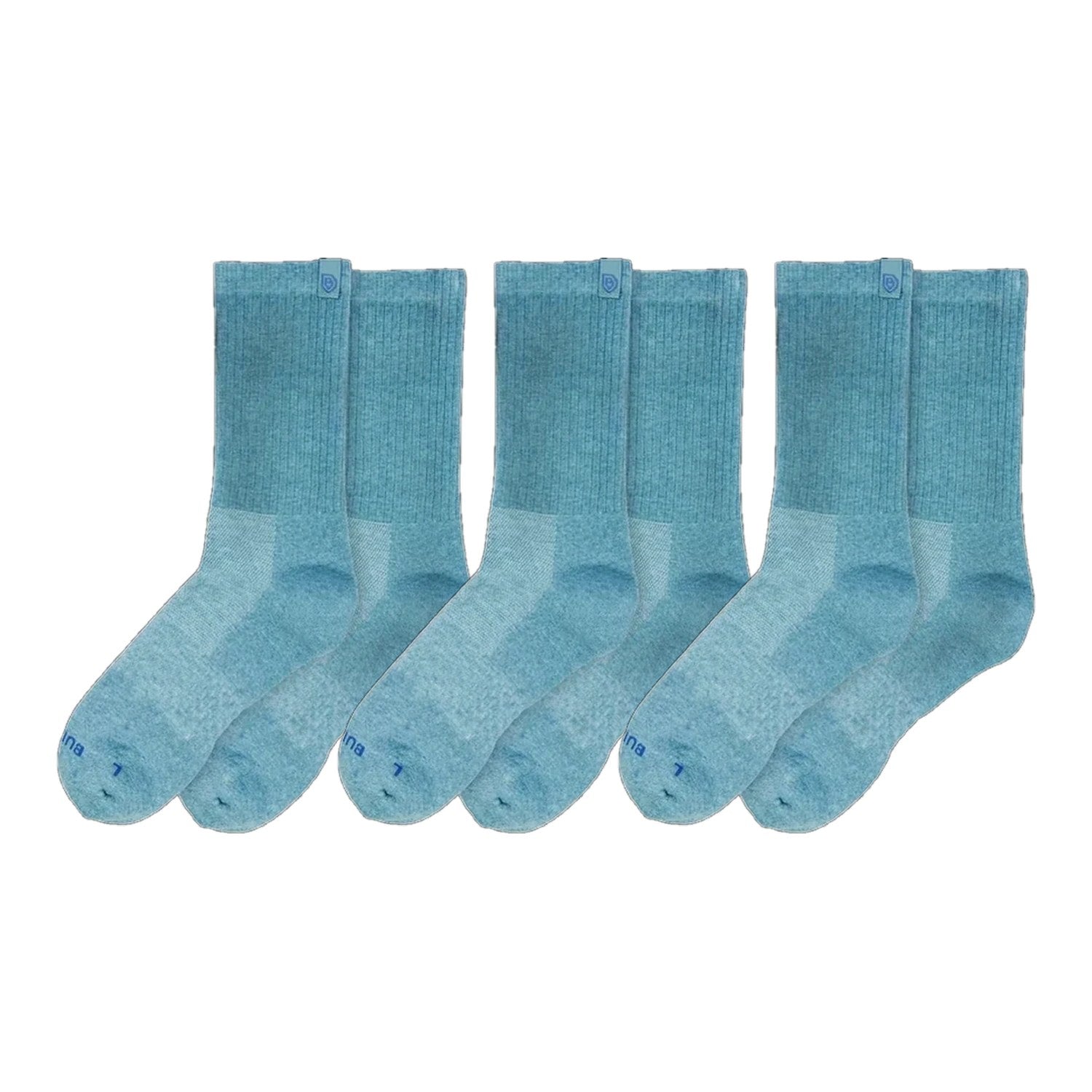 Bulg Nr.788 3-Pair Goshima Gift Set, Premium Combed-Cotton Cushioned Crew Socks