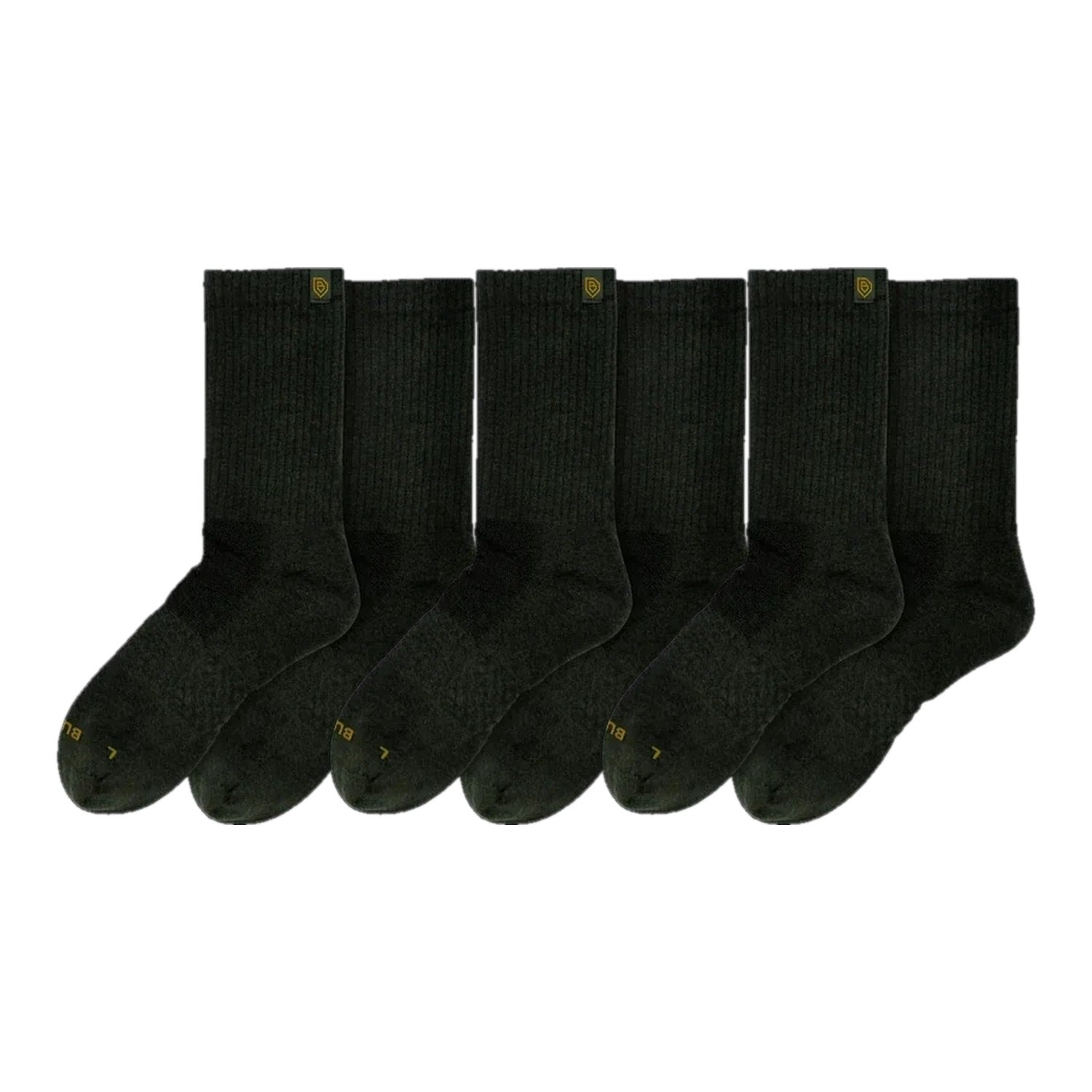 Bulg Nr.788 3-Pair Hunter Gift Set, Premium Combed-Cotton Cushioned Crew Socks
