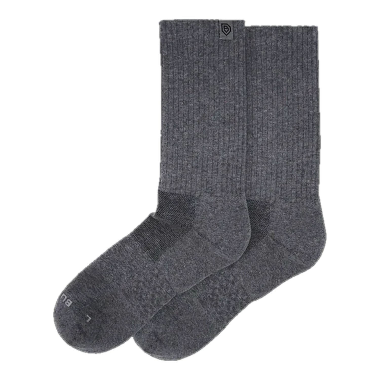 Bulg Nr.788 5-Pair Laden Grey Gift Set, Premium Combed-Cotton Cushioned Crew Socks
