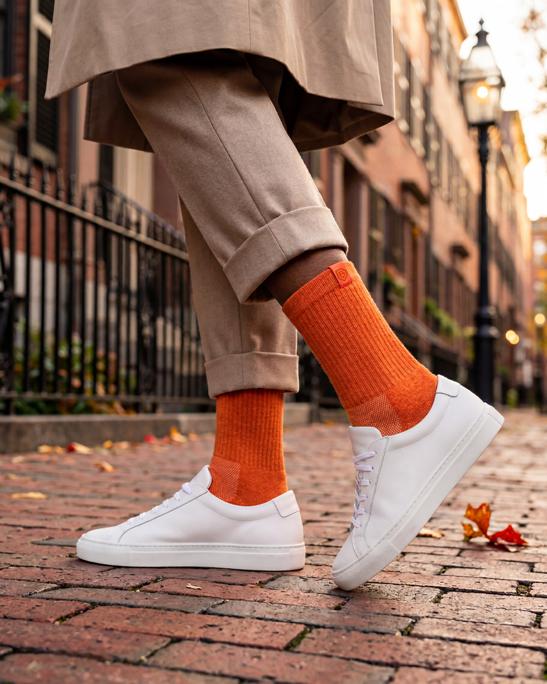 Bulg 788 Crew Socks Bali Orange — lifestyle
