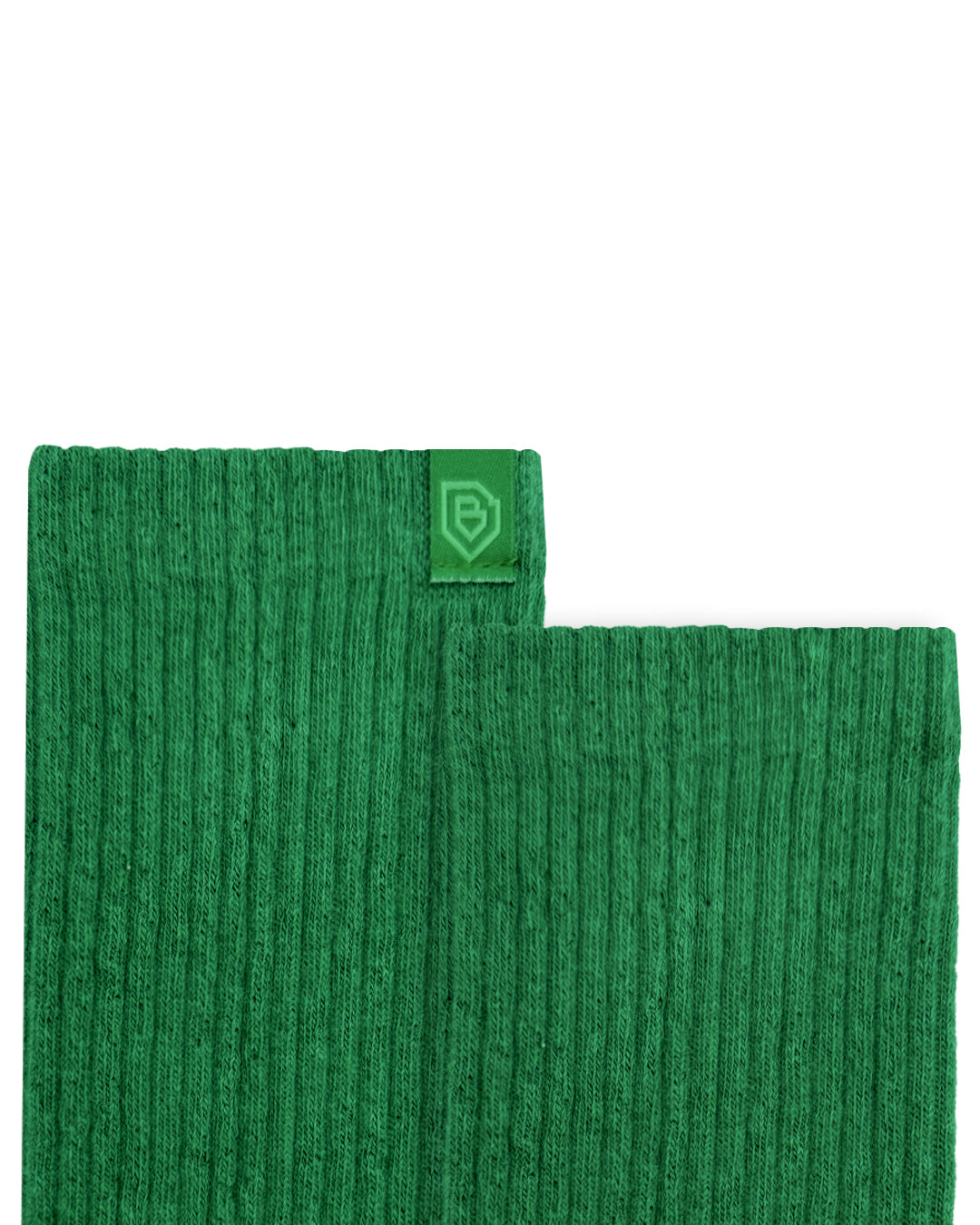 Bulg 788 British Racing Green crew socks knit detail closeup combed cotton blend