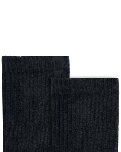 Bulg 788 Darkness crew socks knit detail closeup combed cotton blend