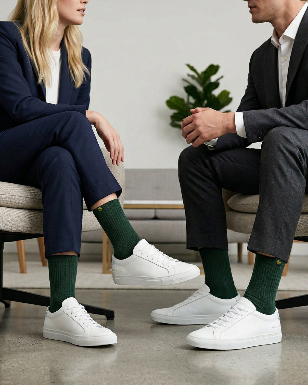Bulg 788 Crew Socks Heritage Green — lifestyle