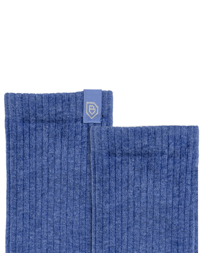 Bulg 788 Quamash crew socks knit detail closeup combed cotton blend