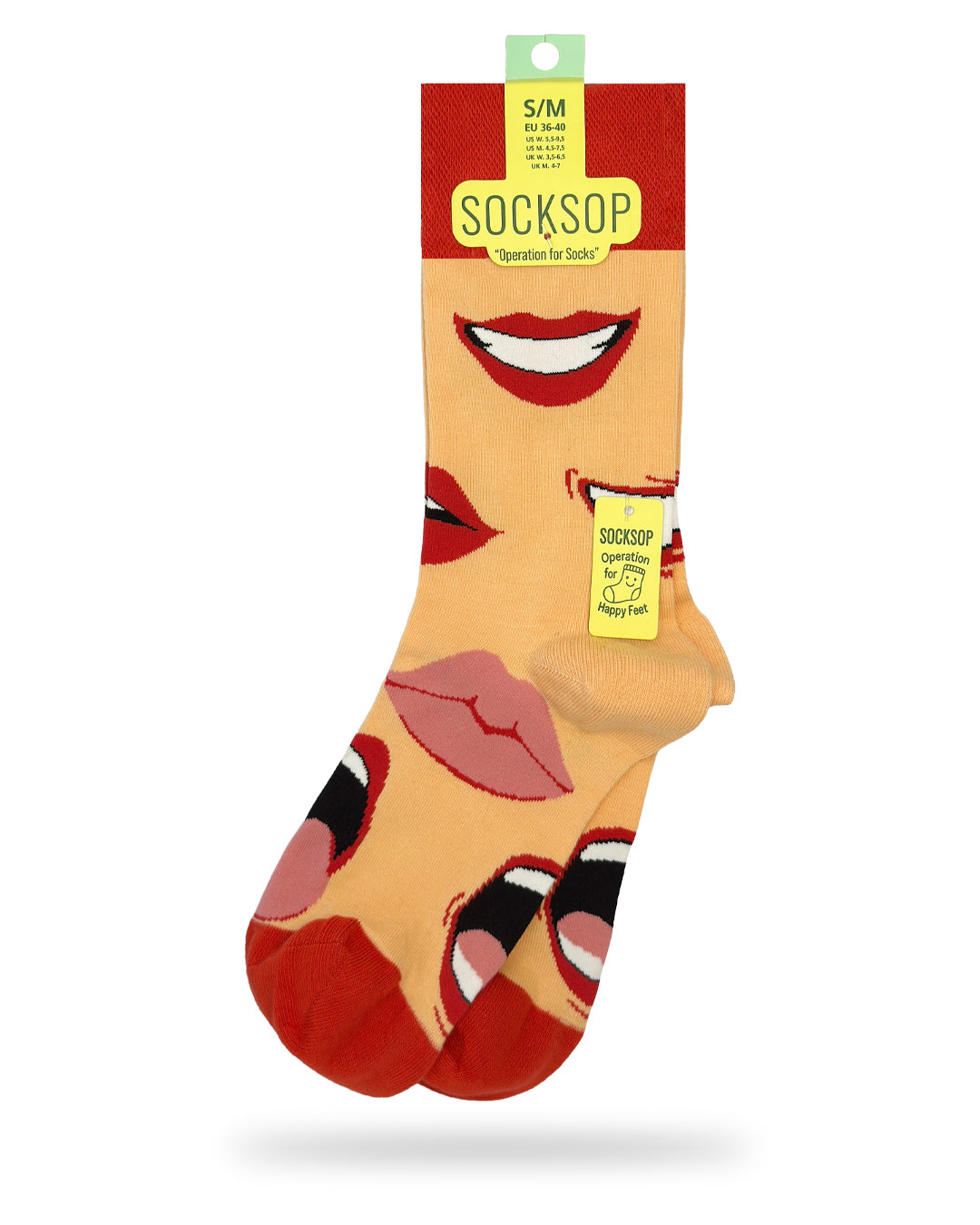 Socksop Lips | High Cotton Content
