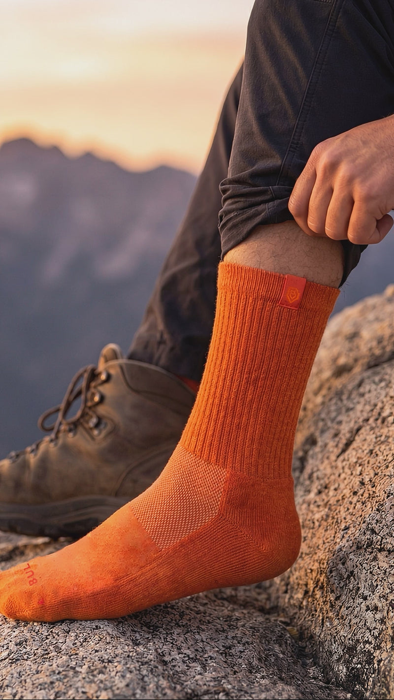 Bulg 788 Crew Socks Bali Orange — video