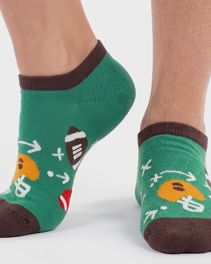 SOCKSOP Funky American Football Socks | High Cotton Breathable Ankle Socks