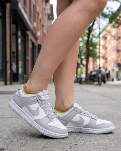 Socksop Emoji ankle socks worn outdoors with low-cut shoes — fun expressive street style